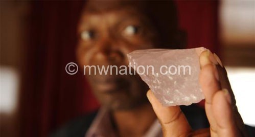 Precious gem mined in Ntcheu