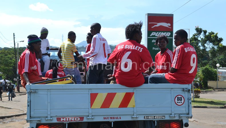 Bullets fans captured during the fundraising campaign on Thursday 