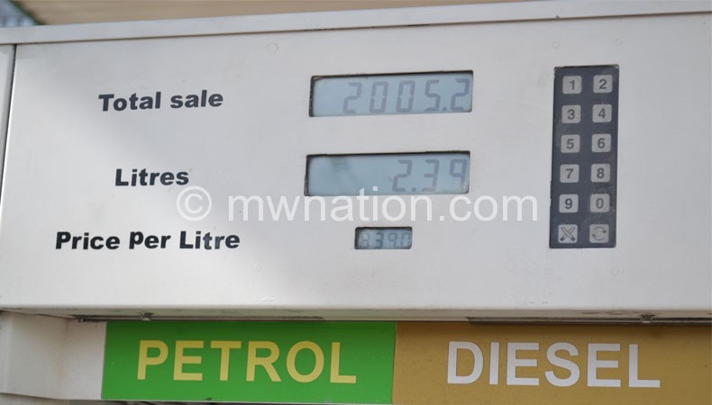 The pump price of fuel were cut in September 