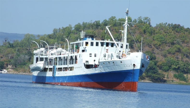 In near accident: MV Ilala pictured at Nkhata Bay jetty 
