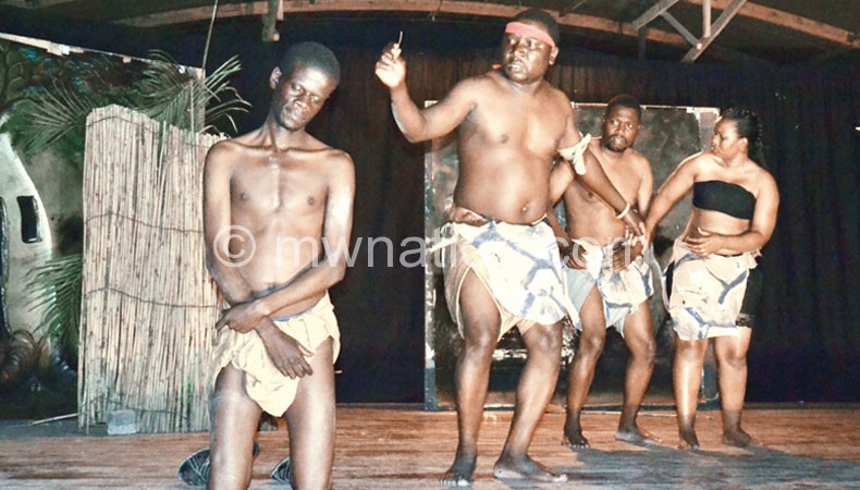 A Nanzikambe Arts group performance
