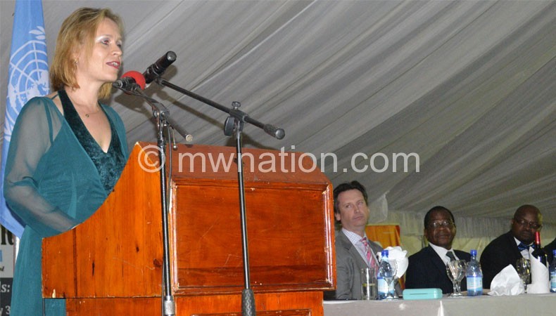 UN resident coordinator in the country Mia Seppo 