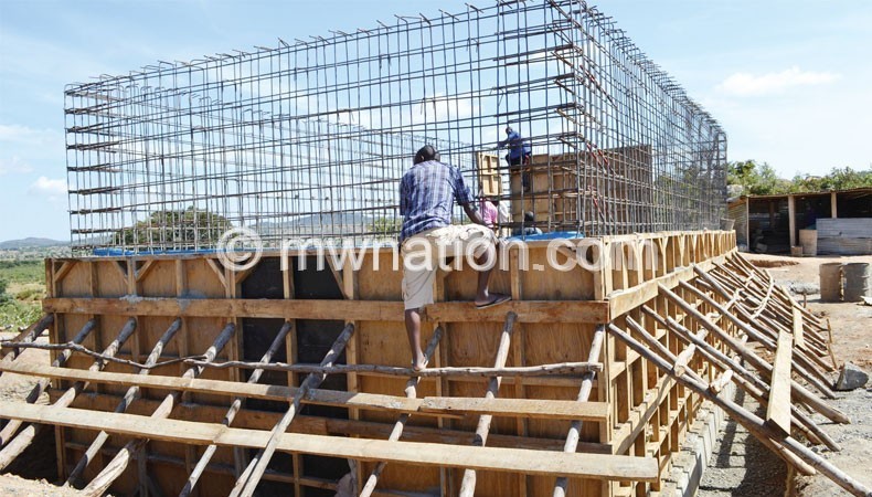 Most of the construction works are dominated by males