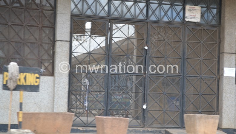 Some shops remained closed in Limbe on Wednesday 