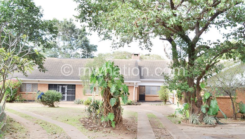 Banda’s retirement home in Area 43, Lilongwe