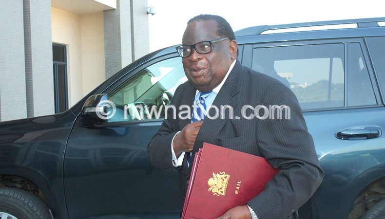 Goodall arrives at Parliament building on Friday