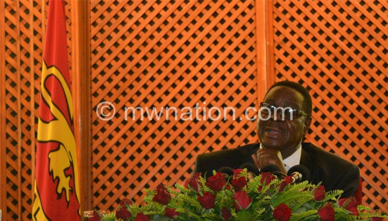 Mutharika: Let us desist from being a nation of beautiful plans 