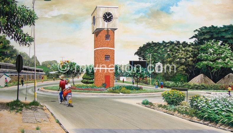 Mtika's impression of Mzuzu Clock Tower