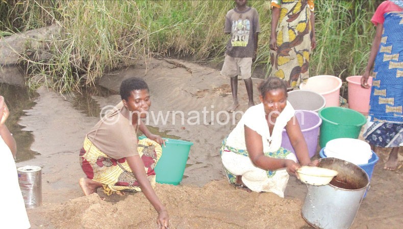 Most people in Blantyre lack clean drinking water