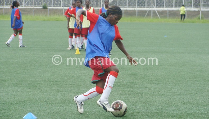Flashback: Kadzisonga training for the national team