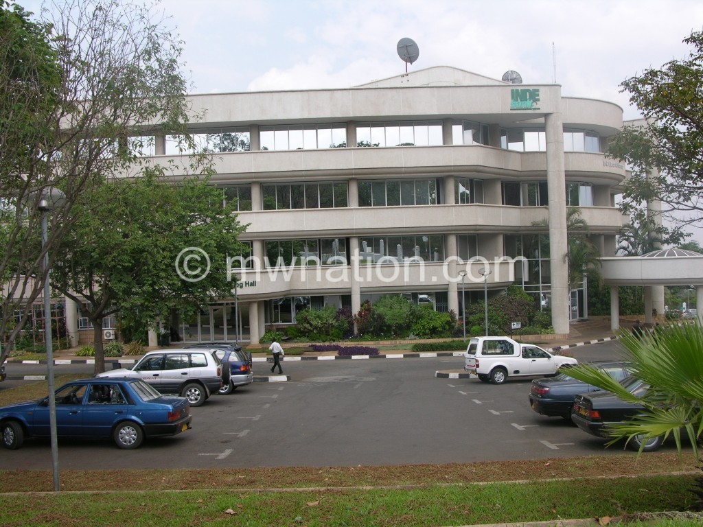Imposing Indebank HQ in Blantyre