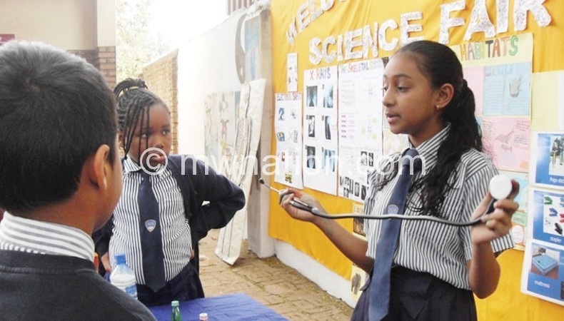 Nyasa students engage in science at the fair