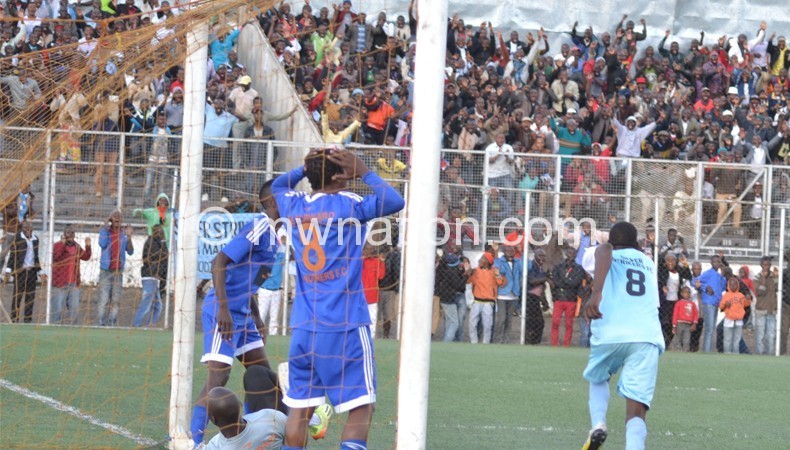 Silver and Wanderers players react after a goal, hours before the  Bankers were involved in the accident