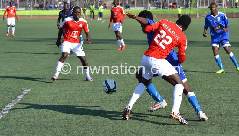 The Blantyre derby attracted a full house