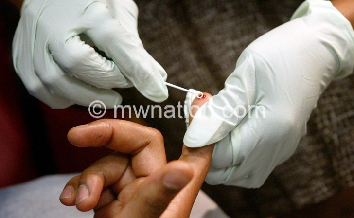 Few men going for HIV tests