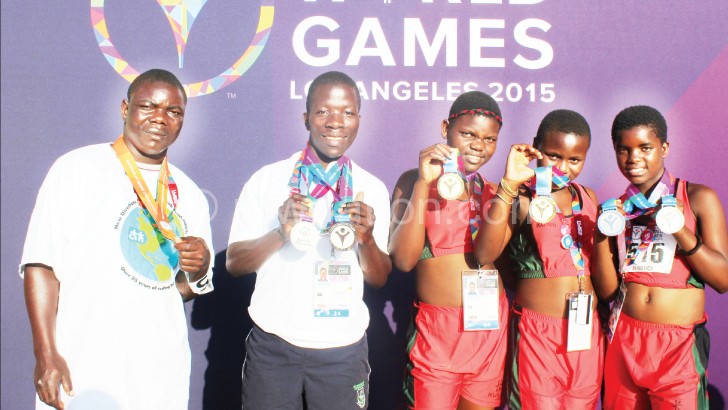 Special Olympics Malawi medal winners 