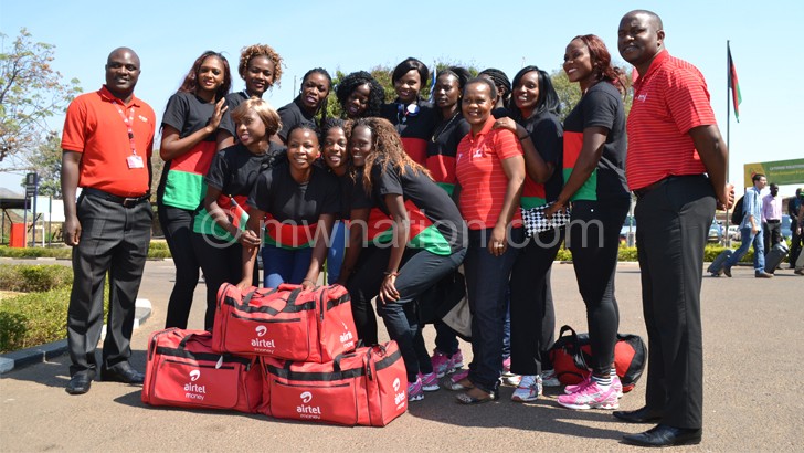 Queens captured on departure at Chileka Airport in Blantyre.