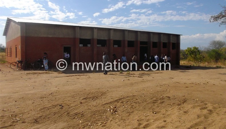 Chibwelera Cooperative warehouse in Mangochi under construction