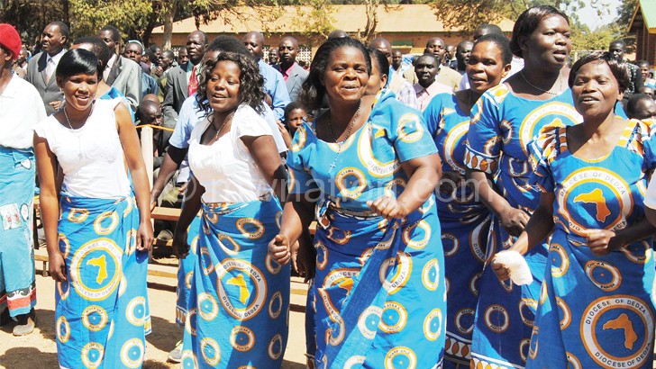 Some members of the Catholic Women Organisation (CWO) who added colour to the occasion