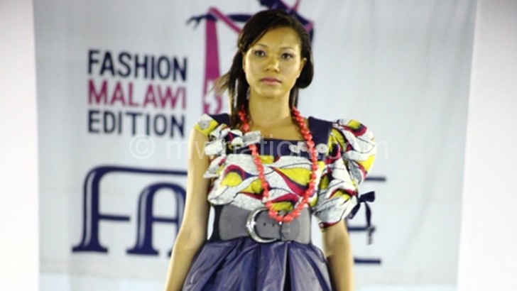 A model struts the runway during the 2013 edition  
