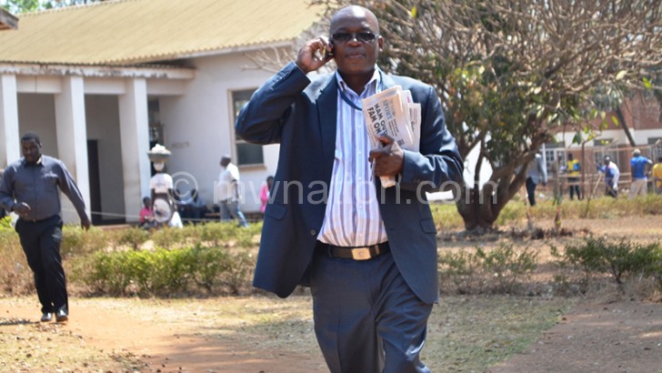 Kalonga had his bail revoked and remanded on Wednesday