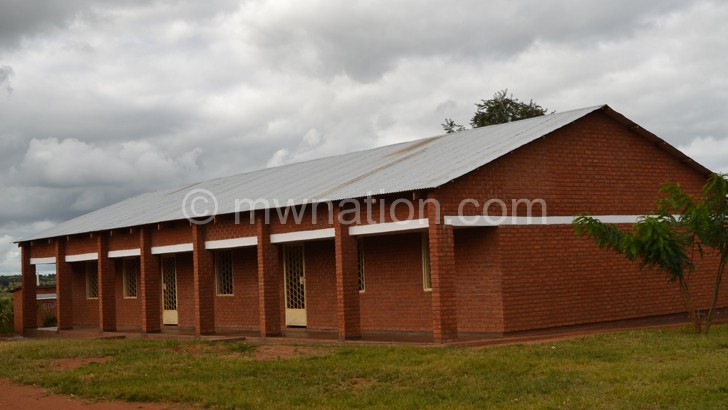 Youths are demanding decent classrooms such  as these at Mphaza Primary  School 