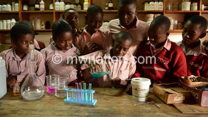 Schools will be required to have functioning science laboratories like is the case at Zingwangwa Secondary School in Blantyre