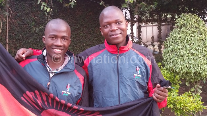  Banda (L) and Nkhoma leave  for Russia today 