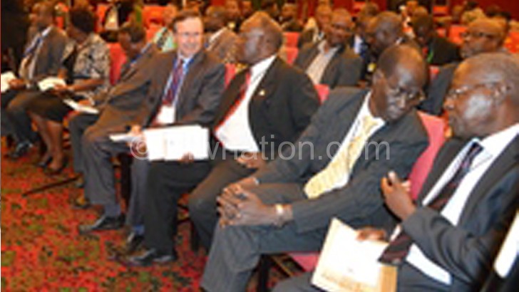 Ruforum delegates listening to Mutharika during the meeting