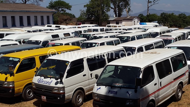 Some minibuses are said to have fake licences