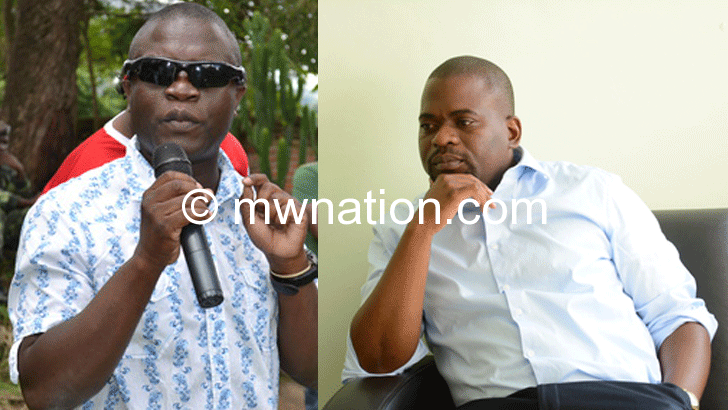 At the centre of controversy: Chilunga (R) and Malinga