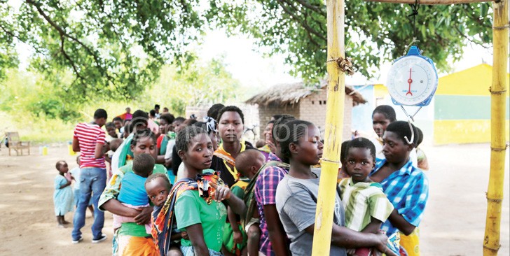 Safe motherhood:  Women attending an under-five clinic in Blantyre 