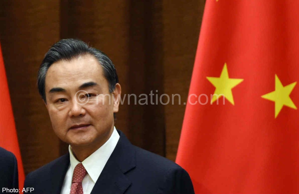 Chinese Foreign Minister Wang Yi 