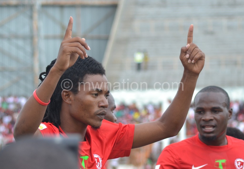 Nyirenda’s goal scored in the first match separate the two sides