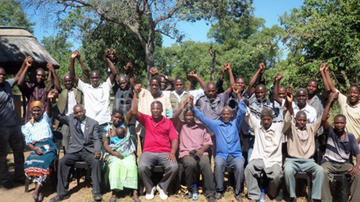 Chikwawa chiefs join hands after the tour