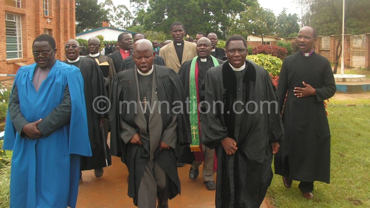 Some of the Livingstonia Synod clergy members that are seeking greater ties