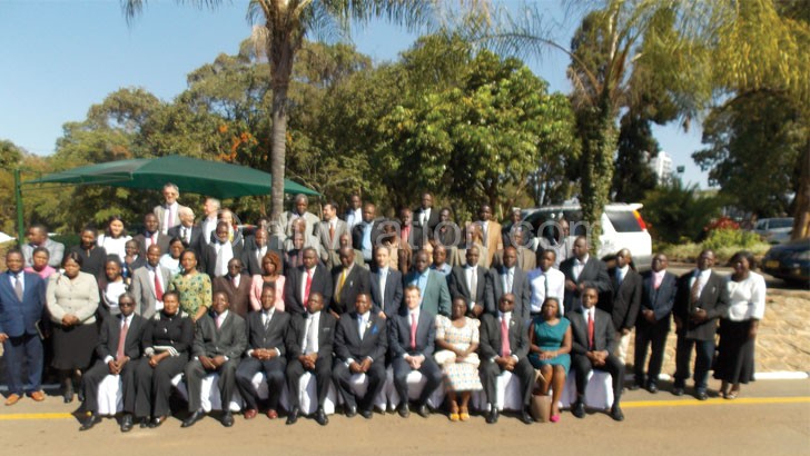 Group photo of delegates to the Joint Sector Review meeting