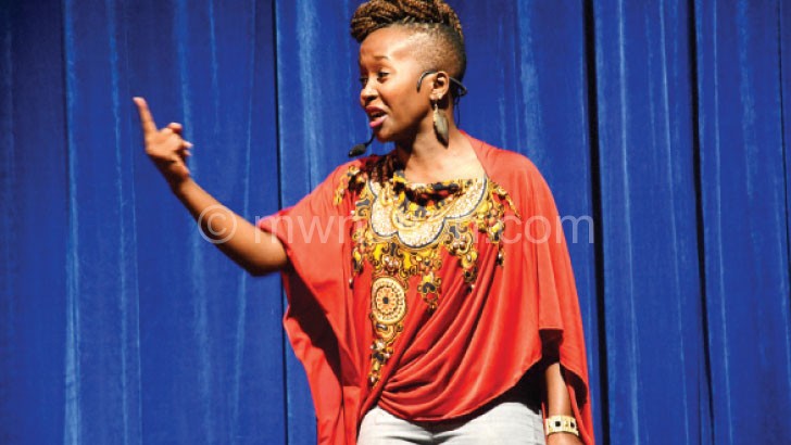 Kansiime wows patrons during her performance in 2014