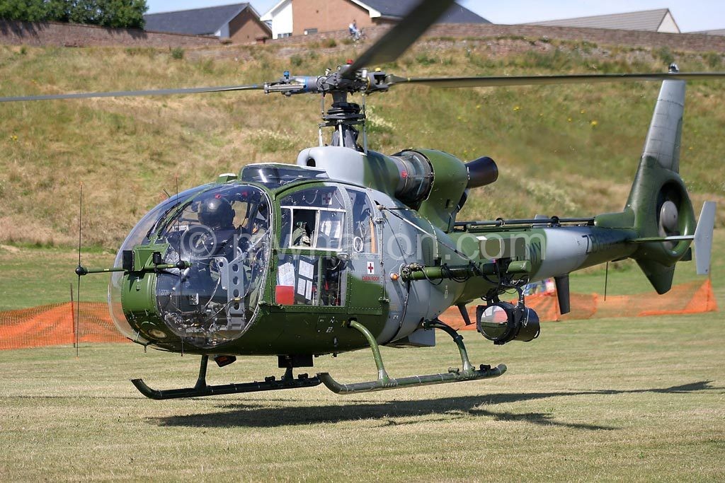 A sample of the SA-341 Gazelle helicopter