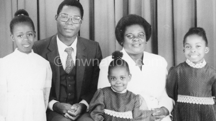 Kalyati and her famnily, back in the day