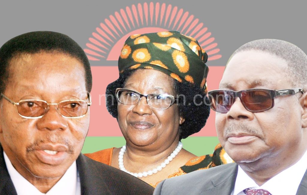 Looting took place under their watch: Late Bingu (L), Banda (C) and Mutharika 