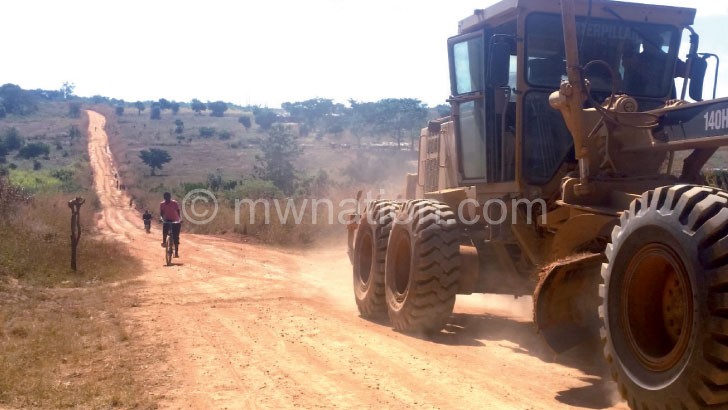 A road under construction: Some contractors lodged complaints