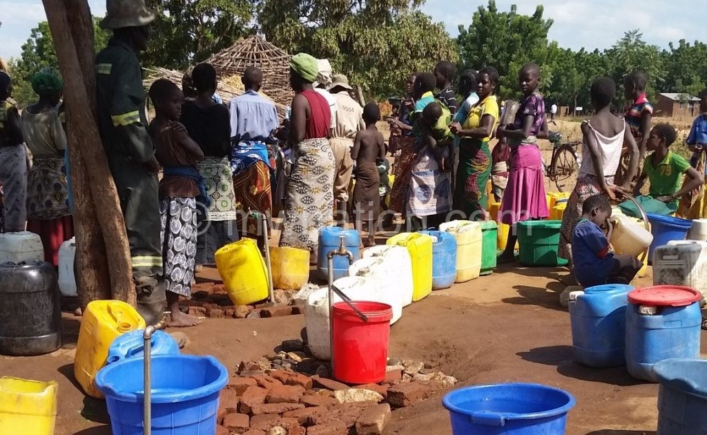 Villagers in GVH Nsamba are now drinking from the taps