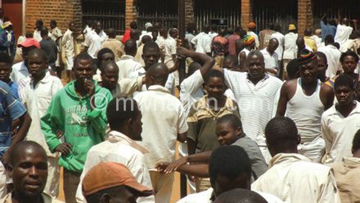 Prisoners take to the dance floor during the performance