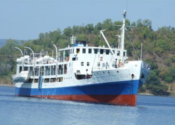 MV Illala feries tourists to music festivals on the shore of Lake Malawi