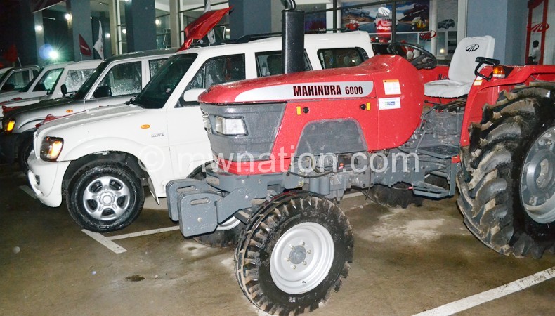 Some of the ETC agro tractors to be used by farmers