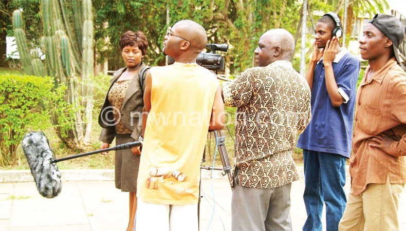 Joya directs his crew during the shooting of Seasons of Life