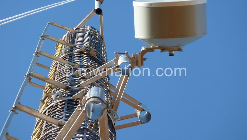Telecommunications firms are yet to start sharing towers such as this one