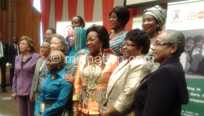 For the girl child: Some of the first ladies at the UN Headquarters