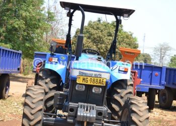 Two of the tractors that went into the government system